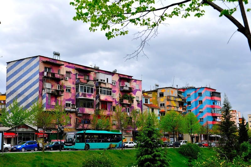 Photo of colorful TIrana by Merlin and Rebecca Blog