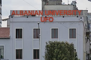 Albanian University (photo) Albanian University (photo)